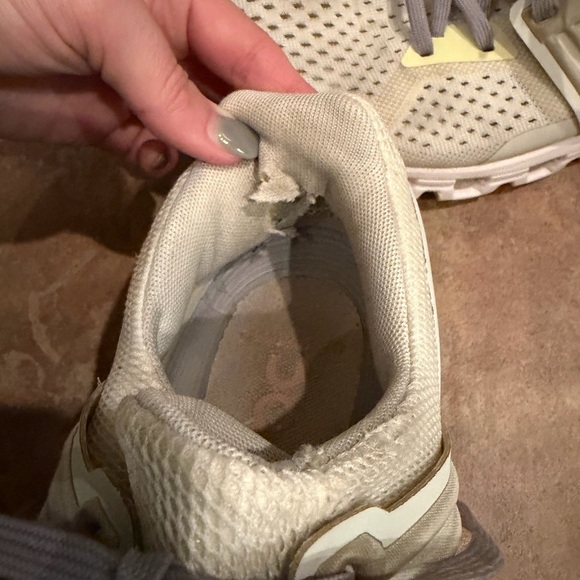 On Running Women's Swift Running Shoes - Cream and Yellow - Picture 6 of 8